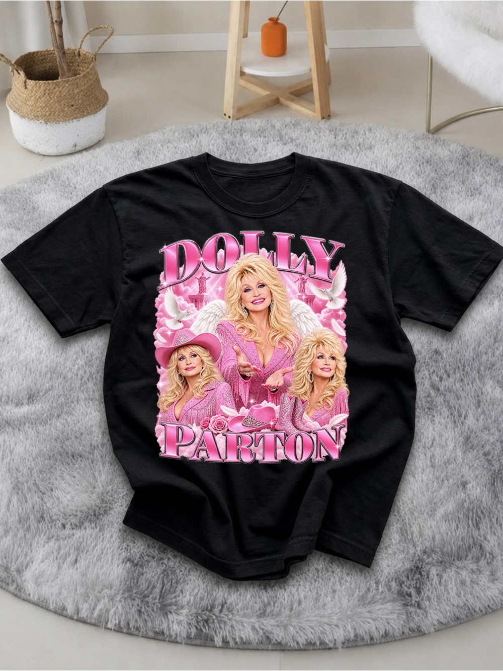 Dolly Parton Angel Shirt, Country Music Graphic Tee - Unisex